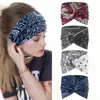 Diadema Deportiva Cruzada Estampada Transfronteriza Europea y Americana para Yoga, Nudada, Estilo Anacardo, Ala Ancha, Pañuelo Absorbente de Sudor y Antiperspirante