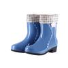Botas de Chuva Femininas de Cano Médio e Meio-Cano com Solas Grossas, Sapatos de Borracha, Botas de Água, Botas de Chuva para Mulheres, Atacado, Forradas com Lã, Antiderrapantes