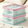 Juego de Bolsas de Almacenamiento de Cuatro Piezas de Gran Capacidad para Ropa de Cama, Sábanas, Fundas de Edredón y Organización de Ropa, Impermeable, a Prueba de Humedad y a Prueba de Moho