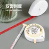 [Envío Gratis] Cinta Métrica de Cintura, Medición Automática de Circunferencia de Pierna y Tasa de Grasa Corporal, Cinta Métrica Suave para la Salud