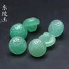 Botão de aniversário de Jade Dongling natural Jade Branco verde seco estilo antigo para botão DIY de roupas cheongsam botão botão