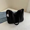 Gran Capacidad Estilo Perezoso Estilo Occidental Estilo Japonés Tendencia Artística Hombro Cruzado Casual Estilo Coreano Bolso Sencillo Tipo Dumpling para Estudiantes