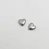 Superficie Lisa Pequeño Corazón de Melocotón Suministros de Fábrica Nuevo Corazón de Melocotón con Forma de Corazón DIY Material de Acero Inoxidable Accesorios Colgantes Pendientes Collares