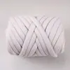 Ohhio Hilo Grueso Retorcido de Núcleo Nuevo para Mantas Tejidas a Mano en Tiras, Hilo Grueso para Hacer Mantas DIY, Hilo Retorcido de Núcleo