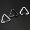 Mosquetão Triangular de Aço com Fio Gancho Rápido Fivela Não. 3 Chaveiro Triangular Pequeno com Fivela de Mola Alumínio Fivela de Mochila