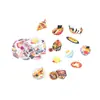 Suministro en stock Pegatinas de emoji LINE Paquete de pegatinas caseras periféricas para diario UV Daily Mori girl comida 16 modelos