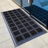 Tapete de Puerta Tapete de Piso de Puerta Antideslizante Comercial Tapete de Entrada de Puerta Exterior Remoción de Polvo Tapete de Puerta Exterior Hotel Alfombra Impermeable