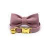 Lindo collar de campana para gato de terciopelo suave ajustable para gato grabado láser una generación de pelo