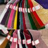 Cinta de terciopelo de Amazon, nueva tira con borde rasgado a mano, imitación de cisne, para cinturón de boda, corbata, bolsa de flores, decoración.