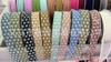 Poliéster dot two-color snow yarn banda acessórios para o cabelo diy material de roupas top hat sapatos flor dot neve imitação fita