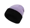 Gorro de Punto Rayado Jacquard Transfronterizo para Hombre, Gorro de Lana con Protección para los Oídos para Ciclismo al Aire Libre, Gorro de Esquí con Puño de Bloques de Color para Clima Frío