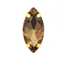 Broca de garra olho de cavalo fundo dourado com furo furadeira de vidro costurada à mão furadeira de cristal diy vestido vestido de noiva material feito à mão acessórios strass