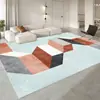 Alfombra de Piso para Sofá de Lujo Ligero y Gama Alta, Alfombra Estilo Crema para la Sala de Estar, Alfombra Gruesa Estilo Francés para el Dormitorio junto a la Cama, Alfombra Resistente a las Manchas