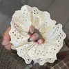 Scrunchie de Renda Estilo Ballet para Mulheres, Novo Laço de Cabelo Fofo 2025, Faixa de Cabelo, Corda para Coque