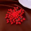 Broche de Flor de Perlas Tejido a Mano, Lujo Ligero, Gama Alta, Elegante, Moderno y Versátil, Accesorios de Ropa para Mujer al por Mayor