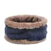 Gorro y Bufanda de Exportación Transfronteriza para Otoño e Invierno para Hombres y Mujeres Forro Polar Espesado Protección del Cuello Gorro de Punto Gorro sin Visera Gorro de Tejer