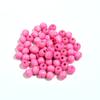Cuentas redondas de color arce con agujeros grandes, color pintura, material de cuentas redondas, accesorios de joyería hechos a mano para bricolaje