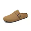 Zapatos casuales para hombre estilo Birkenstock retro, transpirables para primavera/verano, cómodos con suelas suaves, versátiles y modernos, con diseño de punta cerrada