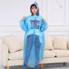 Poncho desechable para actividades al aire libre, senderismo y deriva, para adultos, equitación, áreas escénicas, impermeable desechable alargado y grueso para turismo, transparente