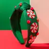 Diadema Hemingway - Nueva Diadema Transfronteriza Sencilla de Color Sólido con Pedrería y Perlas, Diseño de Molino de Viento, Corona Alta, Precioso Accesorio para el Cabello de Navidad para Mujer