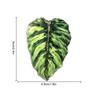 Tyct001 Imán Acrílico Magnético para Refrigerador Planta Tropical Adhesivo para Notas Hojas Tridimensionales Imán Magnético para Refrigerador