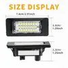 Aplicável à luz de placa BMW LED original para luz de estacionamento BMW E82/E88/E90/E92/E93/E39/