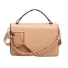 Bolso de Moda para Mujer 2026 Simple Nuevo Llegada Bolso de Mano con Cadena Texturizada Bolso Cuadrado Pequeño Bolso de Hombro Cruzado con Personalidad Elegante