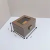 Caja de Almacenamiento para Relojes de Cuero con Veta de Madera, Caja para Colocar Relojes en Casa, Caja de Exhibición Exquisita de Madera Maciza de Alta Gama, Caja para Relojes Mecánicos y Joyería