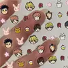 Pegatinas para Uñas de Ouran High School Pegatinas de Uñas Lindas de Anime Relieve Tridimensional Decoración de Uñas Valle Guka para Niñas