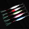 Isca Artificial Nova da Kate com Revestimento de Alta Simulação para Arremessos de Longa Distância, Peixe de Chumbo Jigging Afundante com Anzóis Triplos, Anzóis de Jigging, Isca Dura e Isca Artificial
