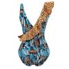 En Stock Traje de Baño de Dos Piezas 2025 para Mujer, Estampado de Leopardo, Falda de Gasa con Volantes, Alta Elasticidad, con Copas en el Pecho