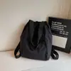 Mochila con Cordón de Moda para Mujer 2026 Primavera Nueva Bolso Sencillo de Mano de un Solo Hombro Gran Capacidad Mochila para Viajes al Aire Libre