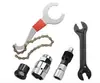 Llave de Fijación de Volante de Eje Central Integrado Quanxin, Llave de Gancho de Cola Tres en Uno/Juego de Herramientas de Mantenimiento de Bicicleta