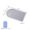 Bandeja Ondulada em Arco em Forma de U Molde de Silicone Escada Curva DIY Campo Gesso Resina Cimento Porta-Copos Mesa