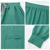 Conjunto de Bata Quirúrgica Delgada Manga Corta Quirófano Doctor Salón de Belleza Ropa de Trabajo Unisex Traje de Limpieza Venta al por Mayor