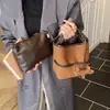 Bolso Cubo Retro de Ante para Mujer 2026 Nuevo de Moda Versátil Estilo Perezoso Bolso Tote Bolso de Mano Cruzado