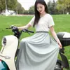 Falda Delantal para Ciclismo Verano Coche Eléctrico Anti-correr Luz Parabrisas Batería Motocicleta Parasol Protector Solar Ropa Falda Protectora Solar