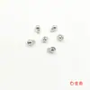 Cuentas de Posicionamiento Doradas de Fuerte Retención de Color, Cadena con Cierre, Cierre Fijo en el Extremo, Accesorios para Joyería DIY, Cierre Conector para Pulsera y Collar