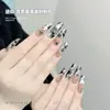 Joyas para Uñas Crocore Decoración de Uñas Accesorios Pequeños Metal Tridimensional Accesorios para Uñas de Armadura Cruz Oscura Caja de Set