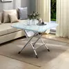 Mesa dobrável Mesa de jantar Simples Household Dormitório Aluguel Jantar Mesa retangular Mesa de escrita Stall Mesa quadrada pequena portátil