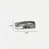 Horquilla Gruesa de Acero Inoxidable Guangdong Clip de Ruptura Accesorios Impermeable Clip de Gota de Agua de 4 cm Clip Triángulo Bb Horquilla DIY