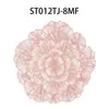 Shengte nórdico estilo japonês estilo chinês estilo europeu Bronzing Dinner Plate isolado redondo pvc Bronzing Placemat Light Casa decorativa de luxo