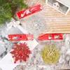 Nuevo Juego de Adornos de Copo de Nieve para Árbol de Navidad, Copos de Nieve de Plástico para Accesorios de Decoración Festiva
