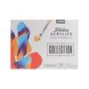 Pigmento acrílico Pebeo Bebio 12 ml, 12 colores, 18 colores y 24 colores, ideal para bocetos de arte de la academia.