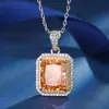 Nuevo traje de joyería Huabi 2024 taladro de alto carbono corte flor de hielo incrustación de cobre traje de temperamento piedra principal 10*12