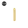 F136 Titanio Rosca Lateral Stud Ajustable para Labio Accesorio Varilla de Base Plana Rosca 0.9 Stud para Lóbulo de la Oreja Stud para Labio Varilla para Stud de Oreja