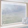 Cortina Transparente Engrosada Sellado de Ventana Película a Prueba de Viento y Cálida Invierno A prueba de Viento Dormitorio A prueba de Viento y Frío Cortina a Prueba de Viento Anticongelante