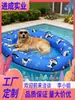 Boia de Piscina para Cachorro com Alça e Corda, Boia Inflável de PVC para Pet, Boia Anel Aquática Grande para Cachorro, Resistente a Furos