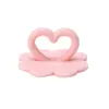 Hebilla Creativa de Silicona en Forma de Corazón Parche para Vaso de Agua Accesorios de Joyería DIY Accesorios para Funda de Teléfono Móvil Borla Coreana Colgante DIY