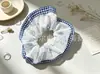 Diretamente da fábrica: Xuxinha feminina de renda, xuxinha de cetim da moda, xuxinha estilo coreano, elástico de cabelo, faixa de cabelo